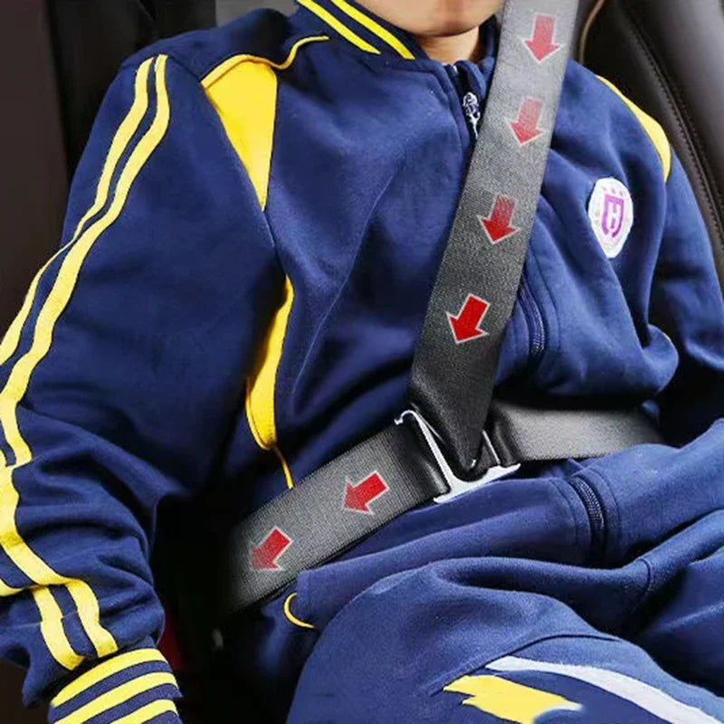 Car Safety Belt Adjuster Children Seat Belt Retainer Anti-Neck Seatbelt Positioner Stopper Kids Shoulder Guard Buckle Accessory