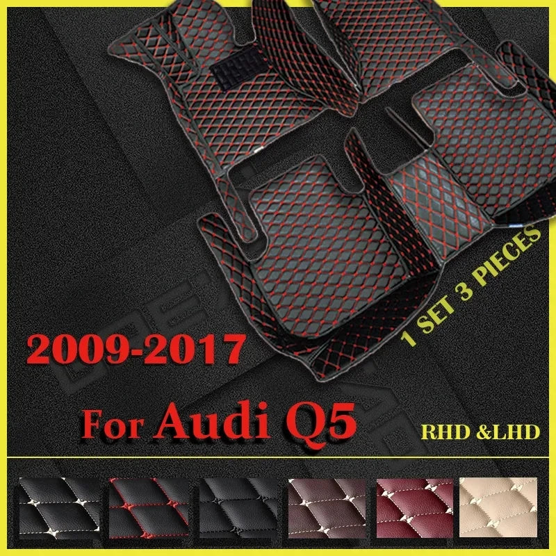 Car Floor Mats For Audi Q5 2009 2010 2011 2012 2013 2014 2015 2016 2017 Custom Auto Foot Pads Carpet Cover Interior Accessories