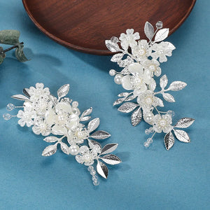 Bridal Wedding Pearl Hairclips Hair Pins Metal Hair Comb Super Fairy Wedding Headpieces for Women Party Hair Jewlery Accessories