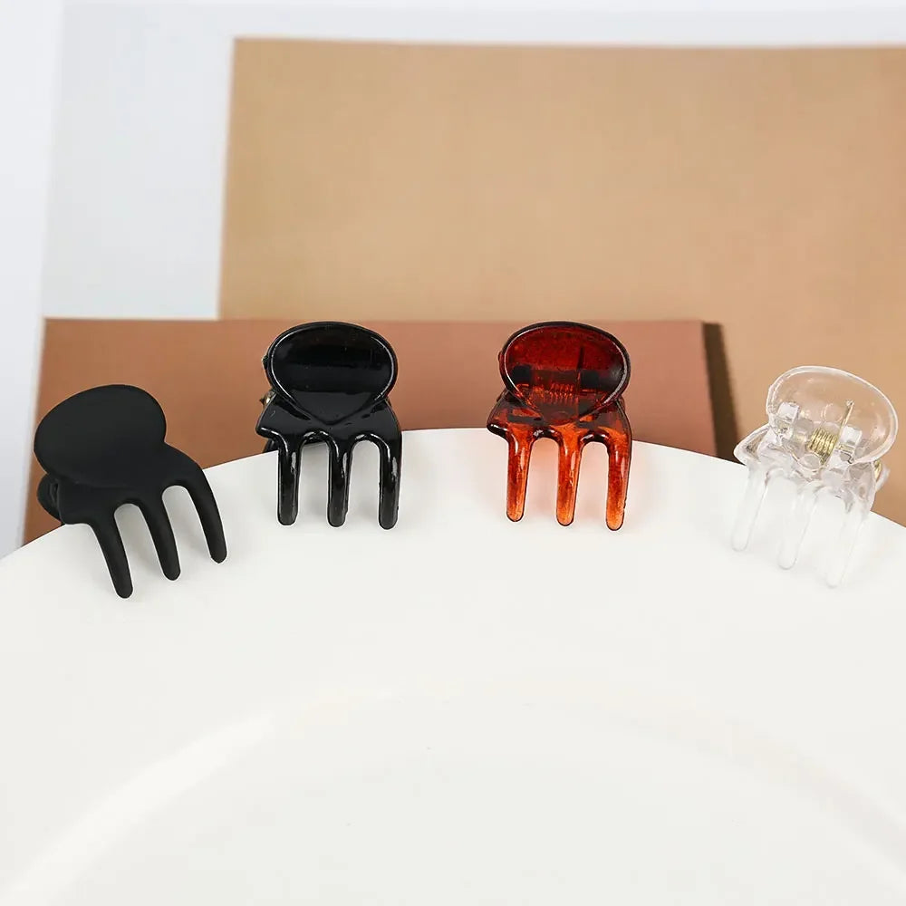 10/40Pcs Mini Hair Claws Women Girls Small Plastic Black Hairpins Hair Clip Clamp Ponytail Holder Headwear Kids Hair Accessories