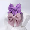2pcs/set Elegant Sweet Bow Ribbon Hair Clip Fashion Simple Solid Clip Hair Pin Retro Barrettes with Clips Girls Hair Accessories