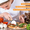 HILIFE Round Pizza Cutter Stainless Steel Pizza Knife With Wooden Handle Pastry Pasta Dough Baking Tool Home Kitchen Accessories