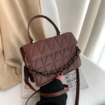 Load image into Gallery viewer, Square Plaid Small Handbags Crossbody Bags For Women, Chain Shoulder Bag For Travel
