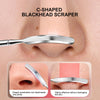 Double-sided Blackhead Remover Spatula Nose Face Blemish Pore Cleaner Blackhead Clip Tweezers Beauty Face Health Skincare Tools