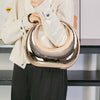 Acrylic Women Bags Luxury Crescent Moon Handbags New Fashion Personality Handbag Suitcase Makeup Dinner Bag Home Decoration