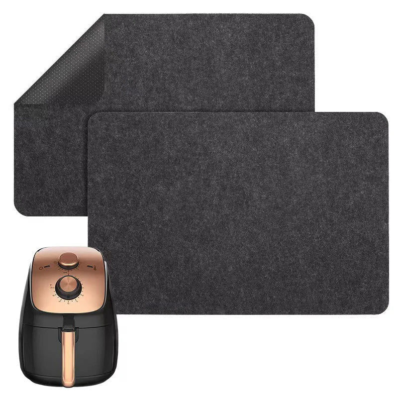 Air Fryer Coffee Maker Heat Resistant Pad Counter Mat Countertop Protector Non-slip Appliance Moving Mat Kitchen Accessories