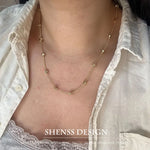 Load image into Gallery viewer, Minimalist Temperament Copper Plated 14k Gold Sar Necklace For Women
