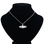 Load image into Gallery viewer, Heart with Angel Wings Stainless Steel Cremation Jewelry Necklace Urn Memorial Keepsake Pendant for Ashes with Funnel Fill Kit
