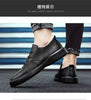 Shoes Casual Men Leather Big Toe Soft Sole Dress Versatile Business Lace-Up Summer Breathable Style 2023