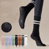 1 pairs/6 pairs of Woman yoga socks medium length socks pure cotton anti slip silicone indoor fitness pilates women sports socks