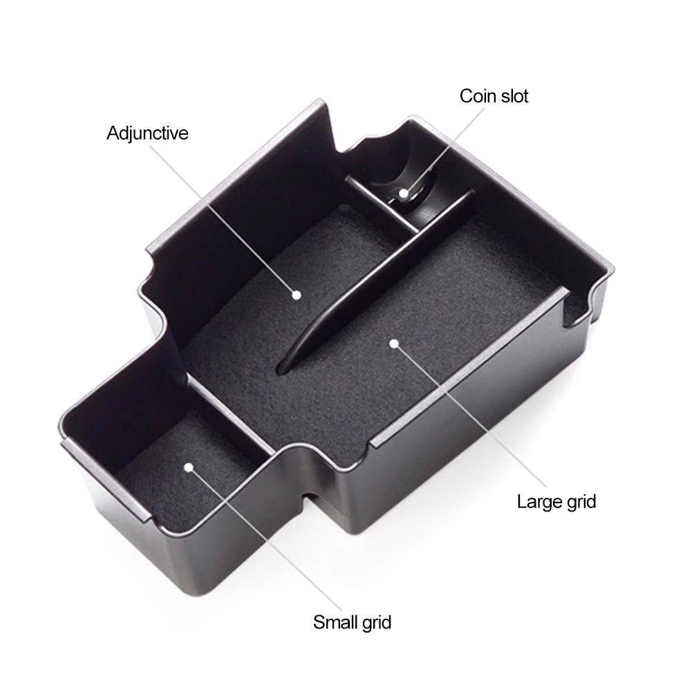 Car Center Armrest Storage Box For ORA Good Cat Haomao Funky Cat 2020 - 2022 Flocking Organizer Containers Interior Accessories