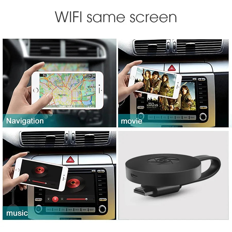 TV Stick Display Screen Mirror HDMI Dongle WIFI Display Receiver Mobile Phone Screen Projector for Home Theater Accessories