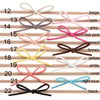 10pcs/lot Fashion Nylon Headband Baby Girls Elastic Hairband Infant Toddler Suede Solid Bow Kids Head Band Hair Accessories