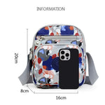 Load image into Gallery viewer, Fashion Oxford Cloth Crossbody Bag For Women Zipper Mobile Phone Shoulder Bag Lady Female Multifunction Handbag
