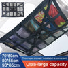 Breathable Car Ceiling Cargo Net Strong Load-Bearing Mesh Car Roof Storage Net Pocket Auto Stowing Tidying Accessories