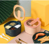 Four Grid Seasoning Box Salt Jar Kitchen Storage Organizer Solid Seasoning Containers Kitchen  Supplies Household Items