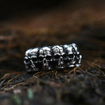 Load image into Gallery viewer, Beier New Store 316L Stainless Steel Ring Top Quality Punk Skull Ring Vintage Domineering Skull Fashion Jewelry LLBR8-225R
