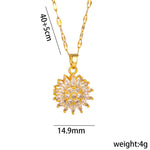 Load image into Gallery viewer, Rotatable Sunflower Necklaces For Women 2024 Fashion Jewelry Accessories Chain Choker
