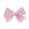 1pcs Embroidery Bowknot Safe Hair Clips for Girls Boutique Bows Hairpins Cute Barrettes Headwear Kids Baby Hair Accessories