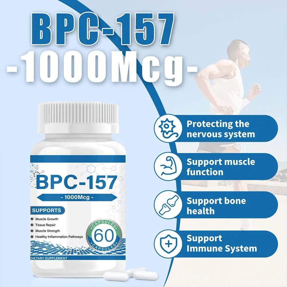 BPC-157 Capsules 60pcs/bottle For Muscle And Exercise Recovery