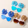 3Pcs/Pack Solid Dot Hair Bows Clip Girls Boutique Bowknot Hair Clips Kids Colorful Heart Sun Glasses Children Hair Accessories