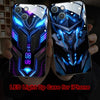 CASEKiTTY LED Light Up Case For iPhone 15 Pro Max 14 13 12 11 Plus Mini Glass Luminous Mecha Armour Lens Protector Back Cover