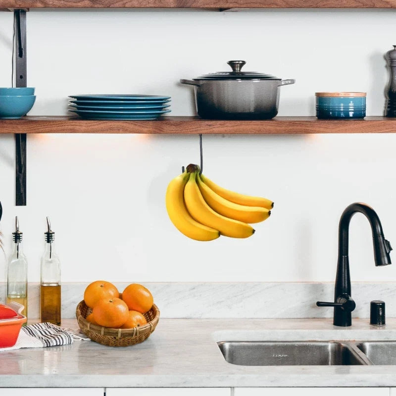 Banana Hanger Under Cabinets Hook for Banana Or Kitchen Items Keep Banana