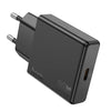 HOCO N37 PD20W USB C Phone Charger For iPhone 15/14/13/12 Pro Max Ultra Thin Fast Charging Adapter Wall Travel QC3.0 PD Adapter