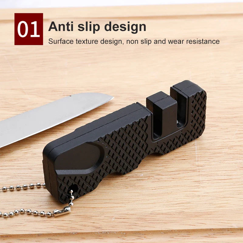 Knife Sharpener Mini Portable Knife Sharpening Support Kitchen Household Fruit Knife Sharpening Stone Kitchen Home Accessories