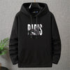 Plus Size 12XL 10XL Hoodies Men Autumn Winter Thick Fleece Hoodie Male Big Size 12XL Print Hooded Pullover Loose Hoodies Black