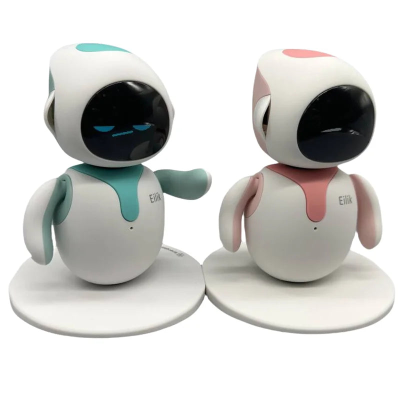 Eilik Smart Robot Pet Toy AI Emotional Intelligent Companion Pets Robot Touch Intractive Desktop Toys Children Adult Fun Gifts