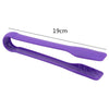 3pcs PP Food Tong Vegetable Clip Kitchen Tongs Non-slip Cooking Clip Clamp BBQ Salad Tools Silicone Grill Kitchen Accessories