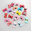 10/20Pcs Candy Color Baby Mini Small Bow Hair Clips Safety Hair Pins Barrettes for Children Girls Kid Hair Accessories Wholesale