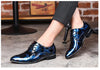 Office Men Dress Shoes Floral Pattern Men Formal Shoes Leather Luxury Fashion Groom Wedding Shoes Men Oxford Shoes Dress 37-50