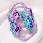 Load image into Gallery viewer, 2Pcs/lot Lovley Flower  Ponytail Elastic Hair Bands for Girl Children Hair Ties Cartoon Kids Hair Accessories Baby Headwear
