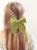4Pcs Velvet Fable Bow Hair Clips Baby Girls Women Large Sailor Head Bows Accessories Hair Grips for Kids Christmas Hair Bow