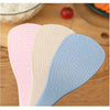 Wheat Straw Rice Spoons Accessories Plastic Beige Pink Blue Green Rice Paddle Scoop Long Handle Kitchen Supplies Kitchen