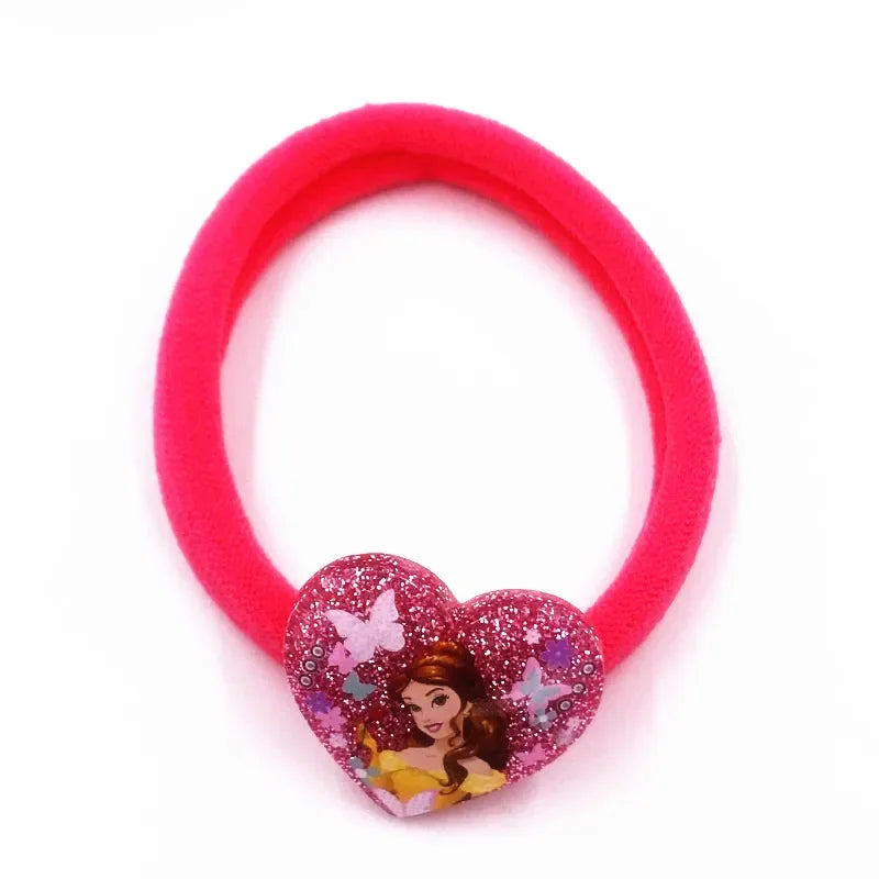 2Pcs Cartoon Princess Disney Mermaid Ariel Shine Hair Clips BB Clips Kids Hairpins Girls Hair Accessories Baby Headdress Gift