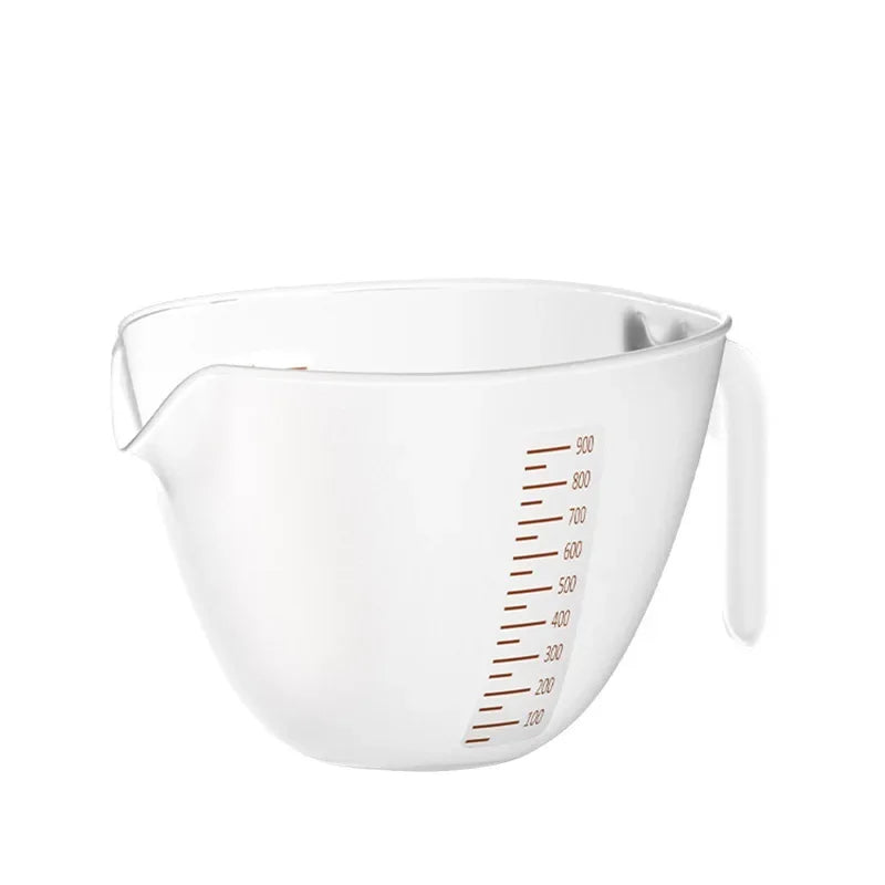Filter measuring cup with graduated egg liquid filter screen, baking egg bowl, drain basket, rice bowl kitchen items