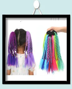 2PCS New Plush Rabbit Cute Princess Headwear Kids Elastic Hair Bands Children Ropes Girls Accessories Baby Headdress