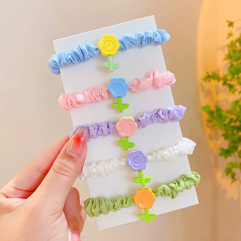 Small Flowers Hair Clips Baby Girls Cute Hair Accessories Children Hair Grips Kids Hair Wear Barrettes Toddler Hairpins Headwear