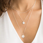 Load image into Gallery viewer, Separated Stainless Steel Layered Necklace for Women 3pcs/2pcs Pendant Choker Chain Necklace Set Fashion Jewelry Wholesale
