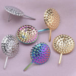 Load image into Gallery viewer, Irregular Geometry Gold Plated Earring Stainless Steel No Fading Silver/ Colour Earrings With Earplugs For Men Women Ear Jewlery
