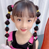 50/5pcs Colorful Flower Hair Ties Girls Kids Elastic Rubber Band Headband Scrunchie Sweet Rope Ponytail Holders Accessories