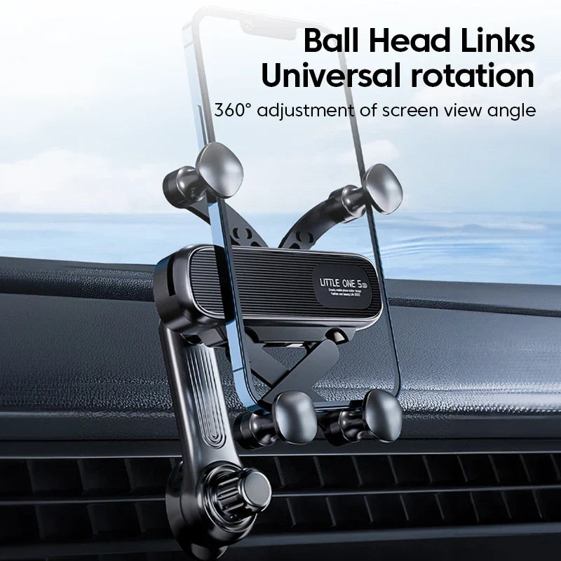 Car Air Vents Clip Mount Stand Extension Rod 360° Rotatable Gravity Car Phone Holder In Smartphone Holder Bracket GPS Support