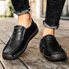 Handmade Men Loafers Split Leather Casual Shoes For Men Slip On Flat Sneakers Plus Size 39-48 Man Spring Footwear