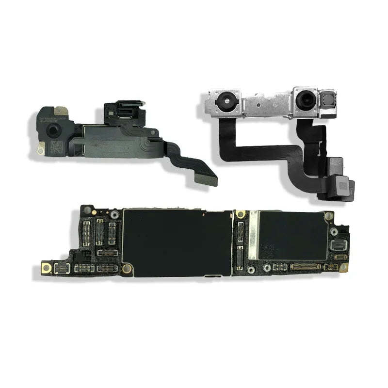 For iPhone X XR XS Max Motherboard With Face ID 64GB 128GB 256GB 512GB Logic board 100% Original Unlocked Mainboard