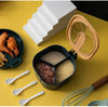 Four Grid Seasoning Box Salt Jar Kitchen Storage Organizer Solid Seasoning Containers Kitchen  Supplies Household Items