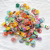 50PCS Girls Cartoon Flower Fruit Elastic Hair Bands Cute Ponytail Hold Hair Tie Rubber Bands Scrunchie Kids Hair Accessories