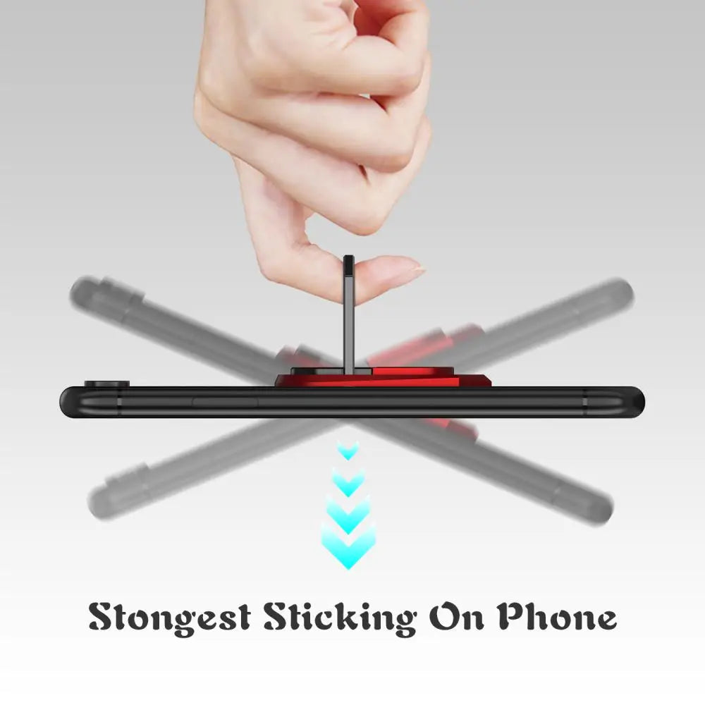Car Magnetic Finger Ring Bracket Adjustable Foldable Multifunctional Magnetic Navigation Bracket Desktop Cell Phone Holder